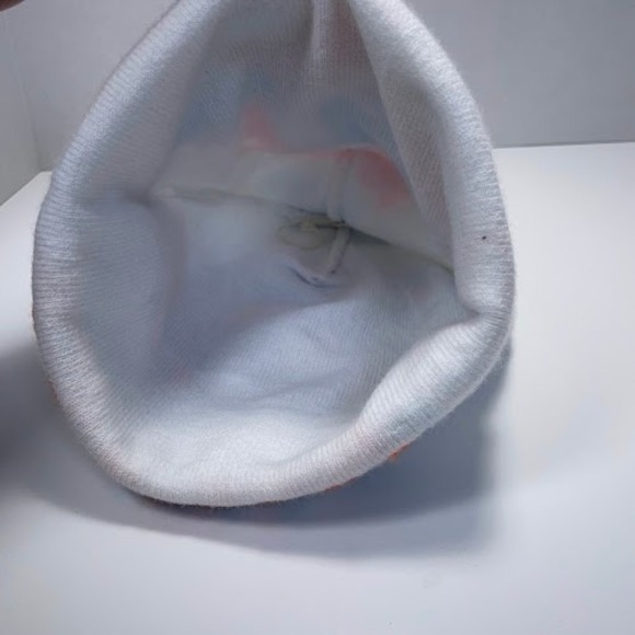 Miami Dolphins Knit Beanie Pom Football Helmet Hat White Aqua Orange Winter - Picture 5 of 10